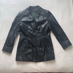 Danier Black Leather Jacket
